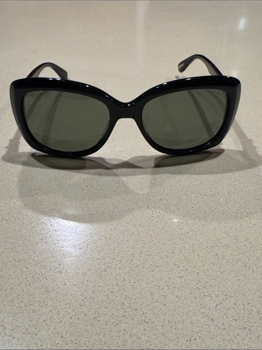 Ted Baker Classic Black Women's Sunglasses with case. Good condition.
